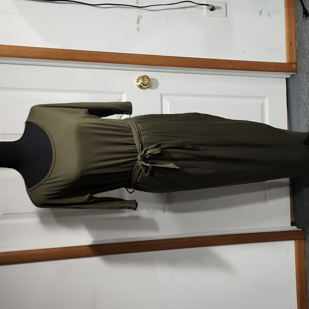 Women's NWT Olive Green Dress